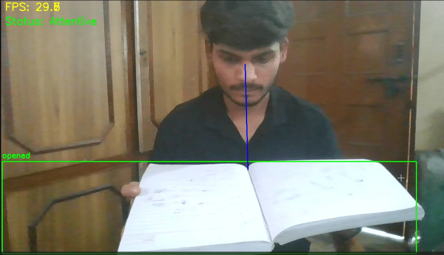 AI-Powered Attention Monitoring System For Book Reading